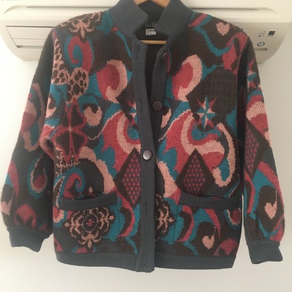 Vintage Mixage 1980 lambswool and angora sweater cabincore - Picture 1 of 12
